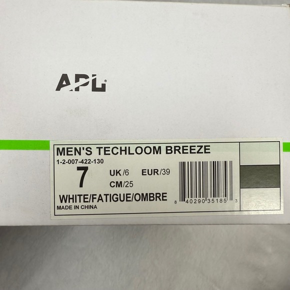 APL Techloom Breeze Running Shoe White Fatigue Ombre Lightweight Size 7 - Picture 12 of 13